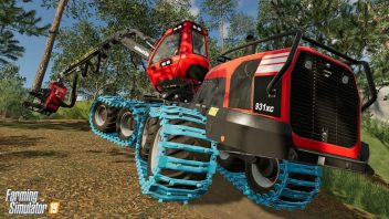 Техника для заготовки леса Komatsu Forest появится в Farming Simulator 19